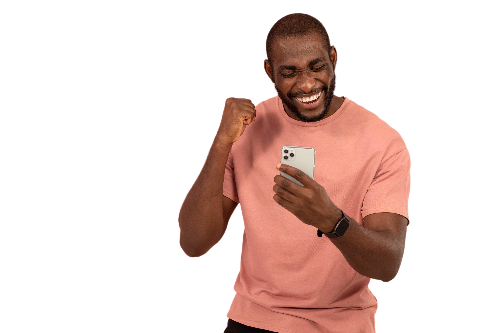 Man checking the Honemek app on his phone